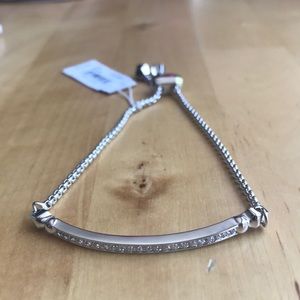 NWT Kendra Scott Ott bracelet in Rhodium